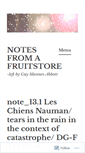 Mobile Screenshot of notesfromafruitstore.net